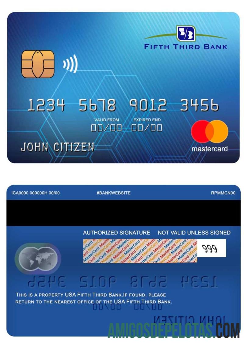 Mastercard Quinto Terceiro Banco dos EUA exemplo real